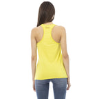 Yellow Viscose Women Top