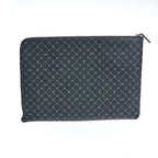 Black Leather Men Clutch