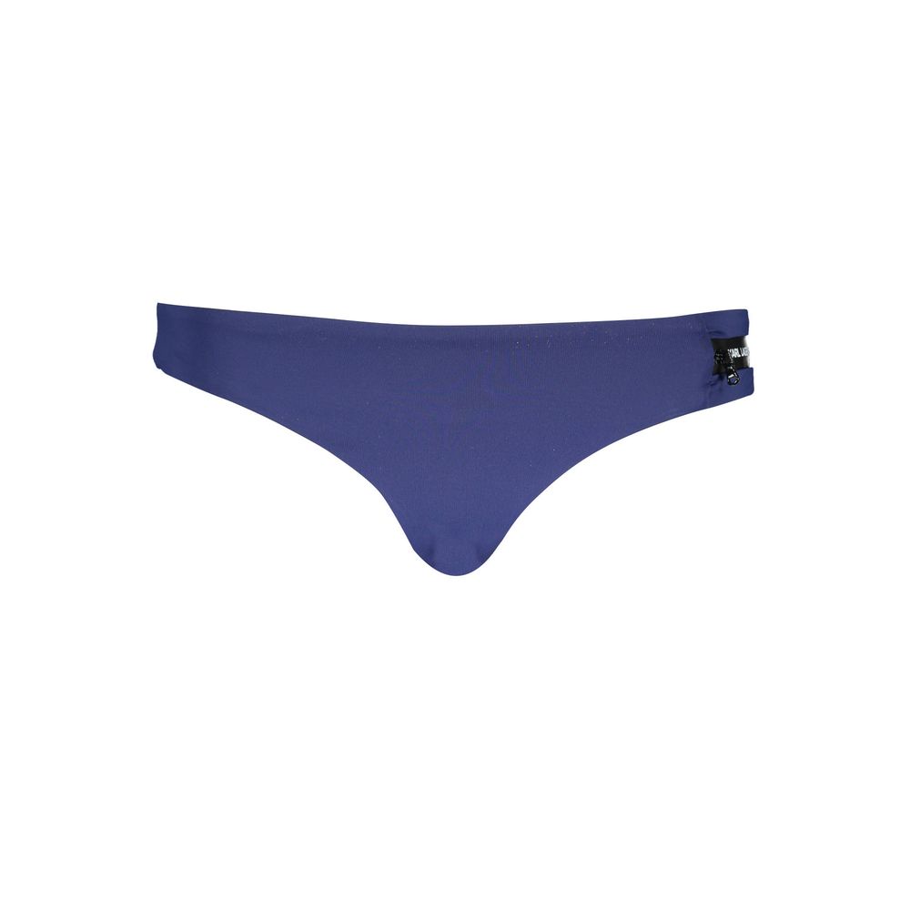 Blue Polyamide Women's Swim Brief