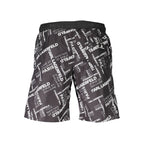 Nero Polyester Men Swimwear Boxer