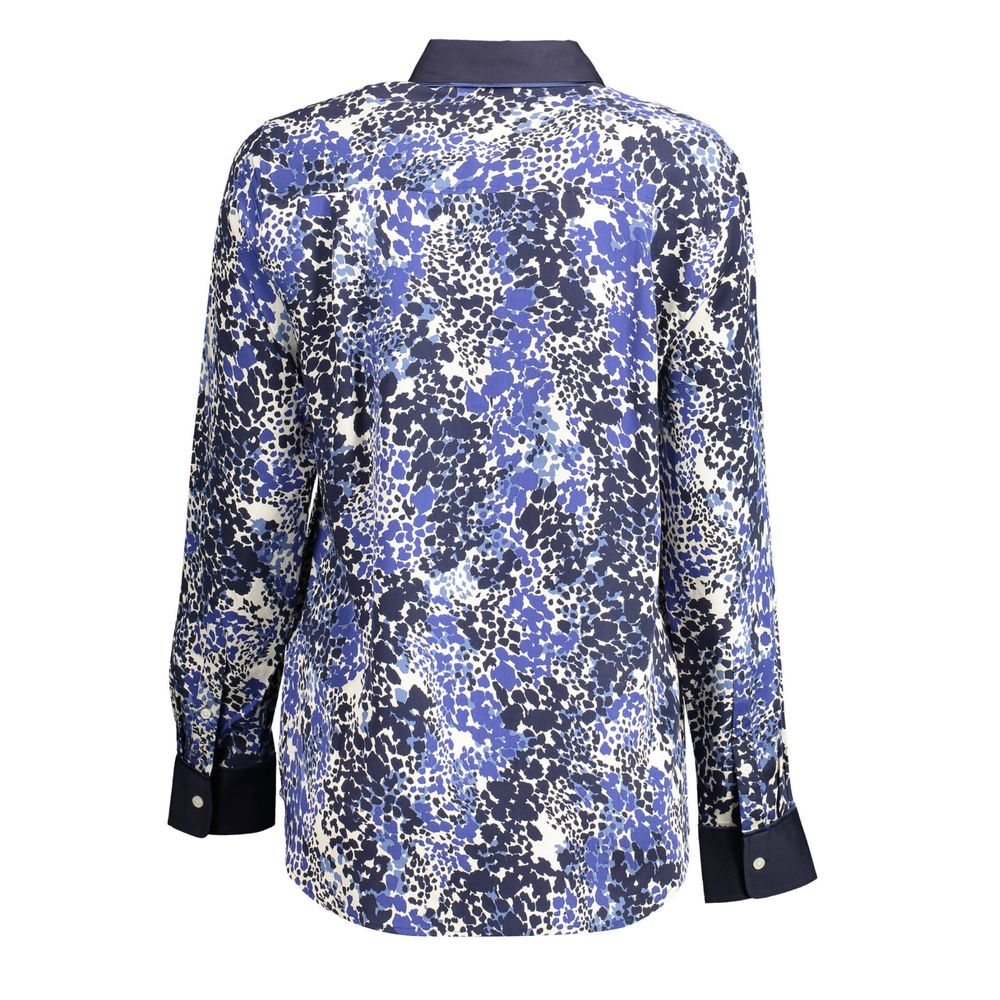 Blu Lyocell Women Shirt