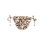 Beige Polyester Women's Swim Brief