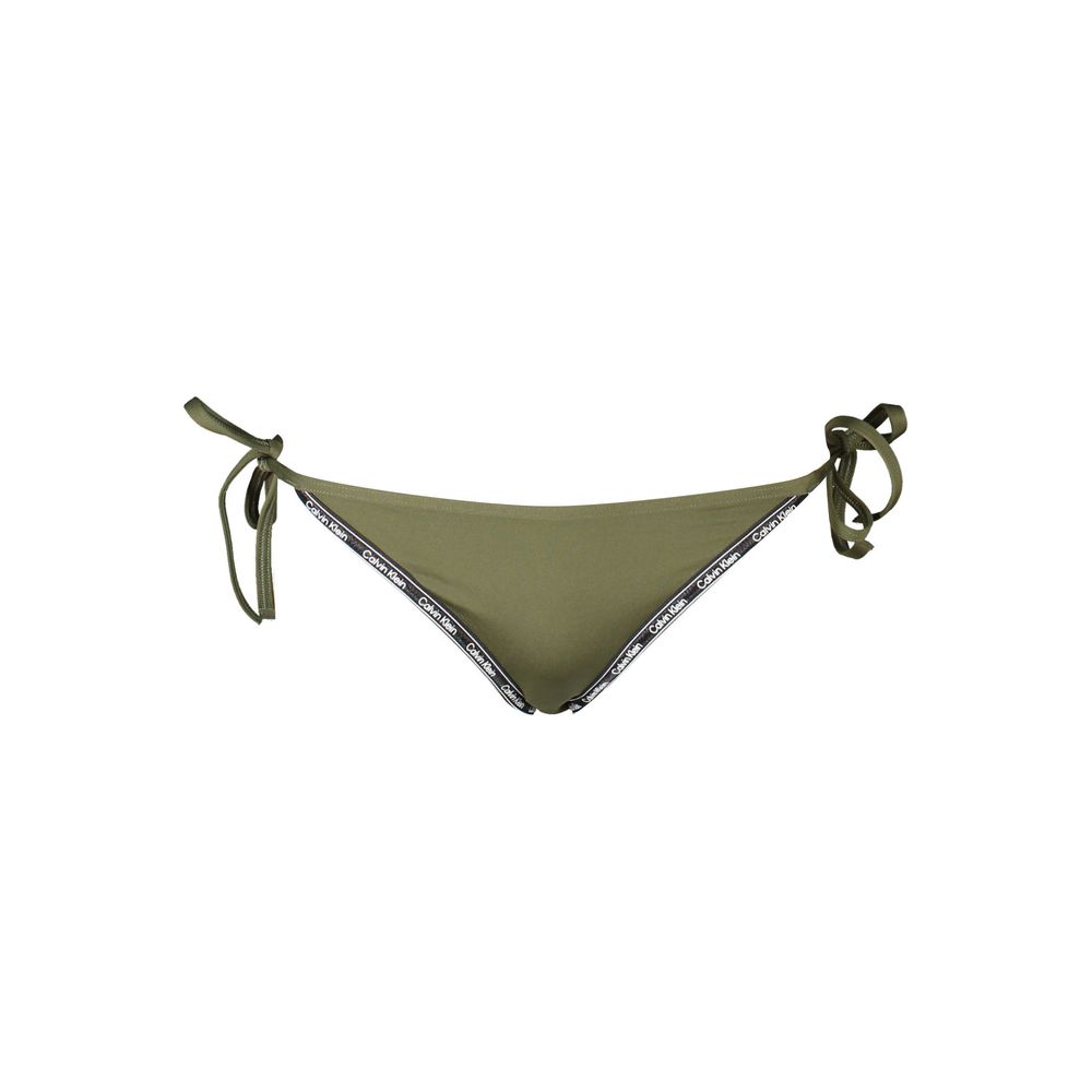 Verde Polyester Woman Swim Brief