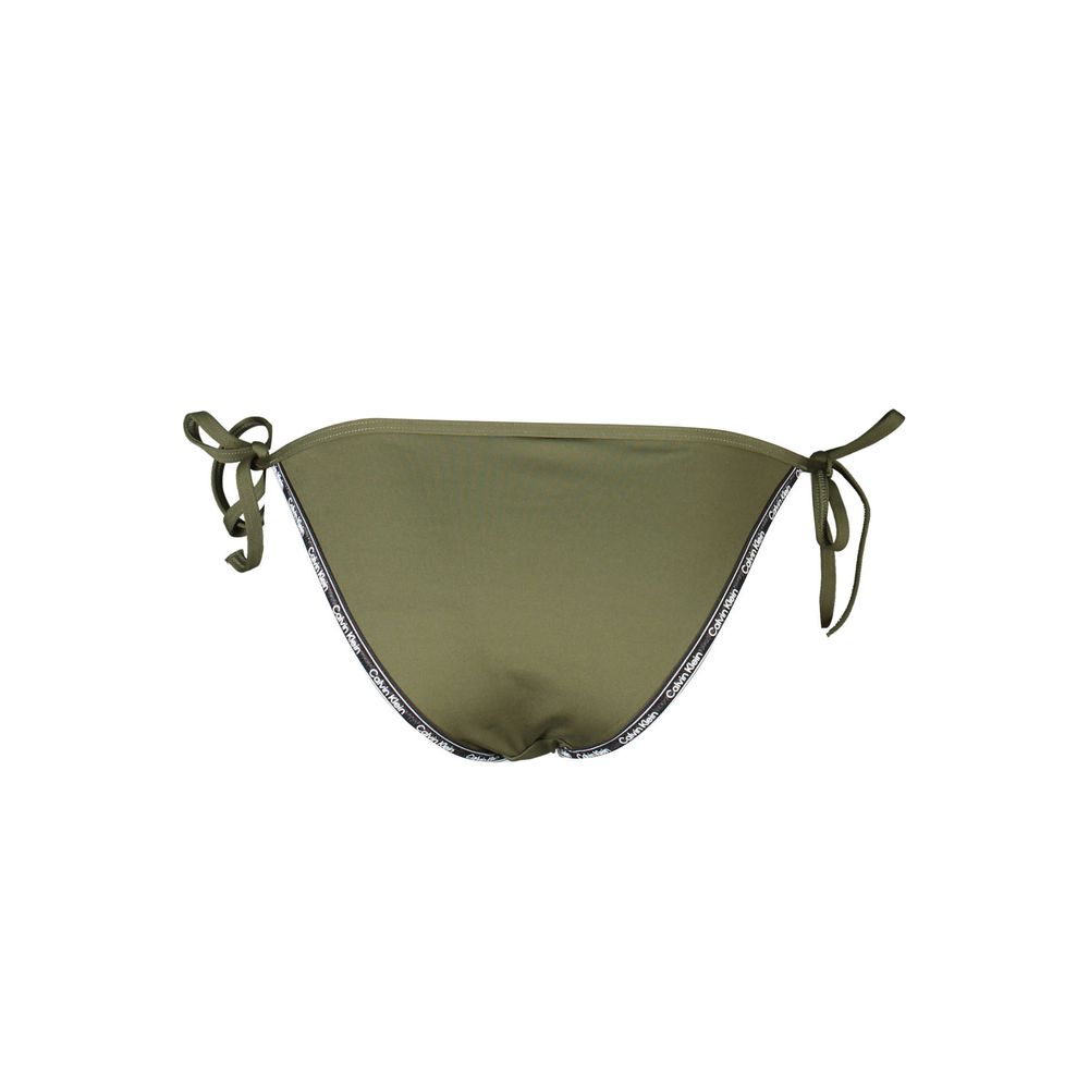Verde Polyester Woman Swim Brief