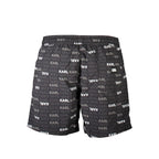 Nero Polyester Men's Swim Boxer