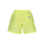 Yellow Polyester Men's Swim Short