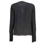 "Black Viscose Women's Blouse"