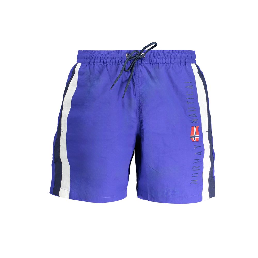 Blu Poliammide Men's Swim Trunk