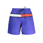 Blu Poliammide Men Swim Boxer