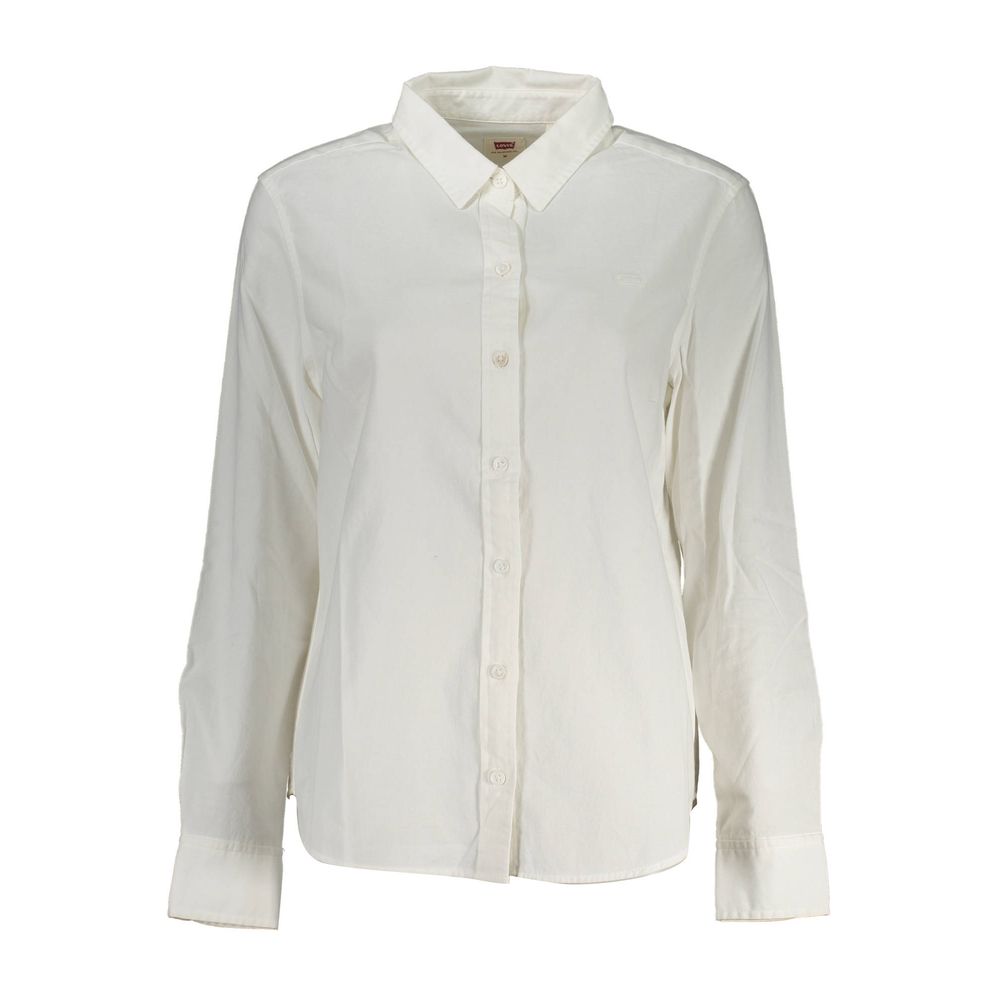 Bianco Cotton Women Shirt
