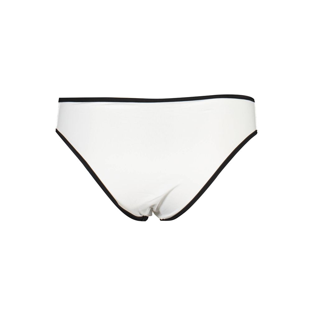 White Polyamide Women Swim Brief