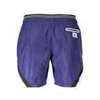 Blu Polyester Men's Swim Boxer