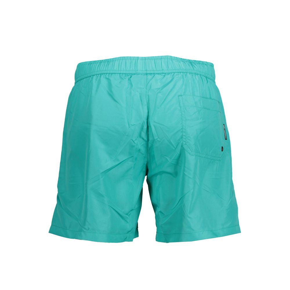 Verde Polyester Men's Swim Boxer