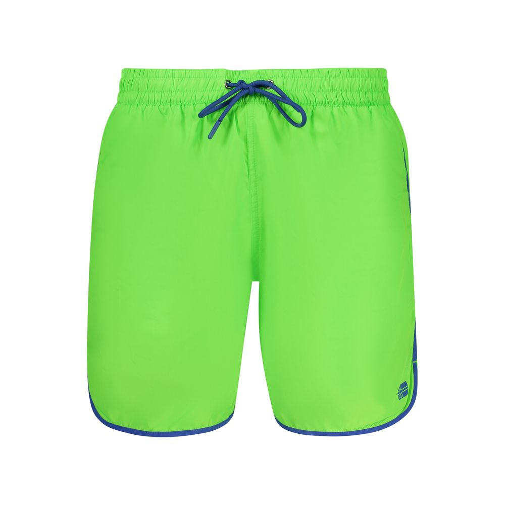 Verde Poliammide Uomo Swim Boxer