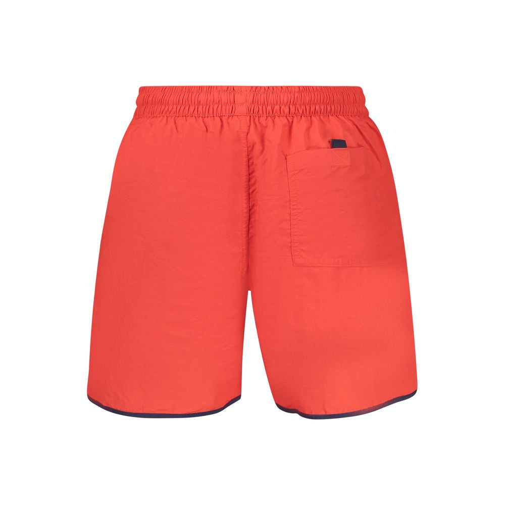 Rosso Poliammide Men's Swim Boxer