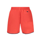Rosso Poliammide Men's Swim Boxer