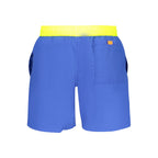 Blu Poliammide Men Swim Boxer
