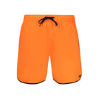 Arancione Poliammide Men's Swim Boxer