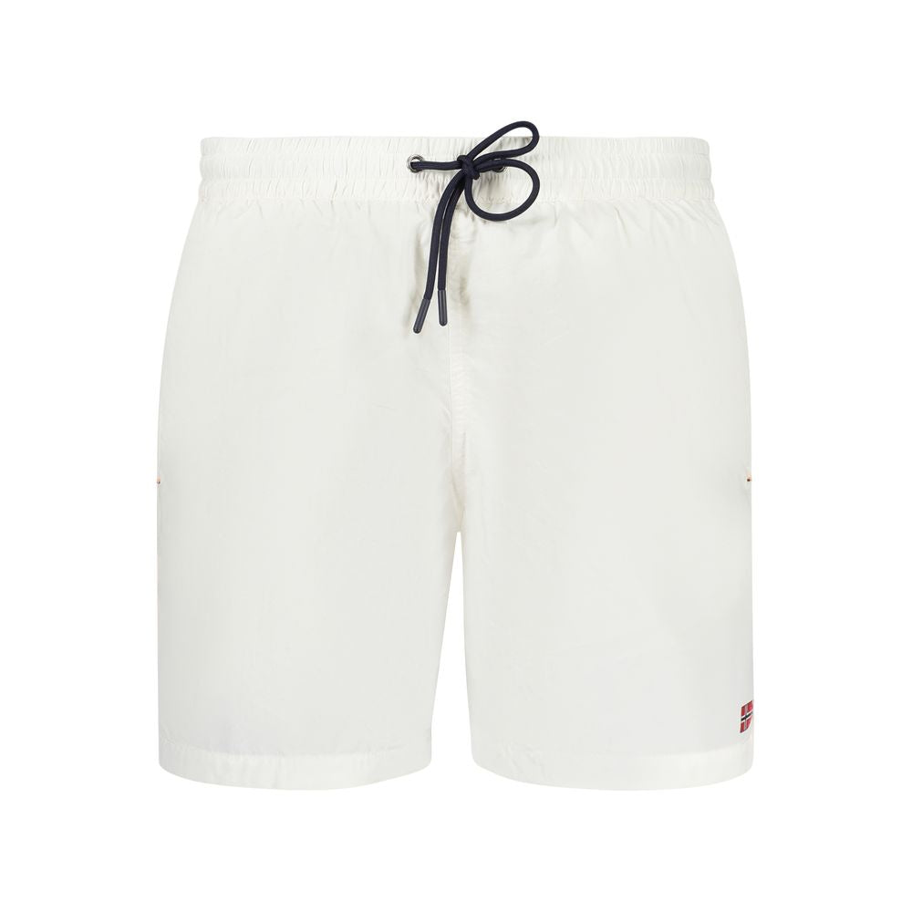 Bianco Poliammide Men's Swim Boxer