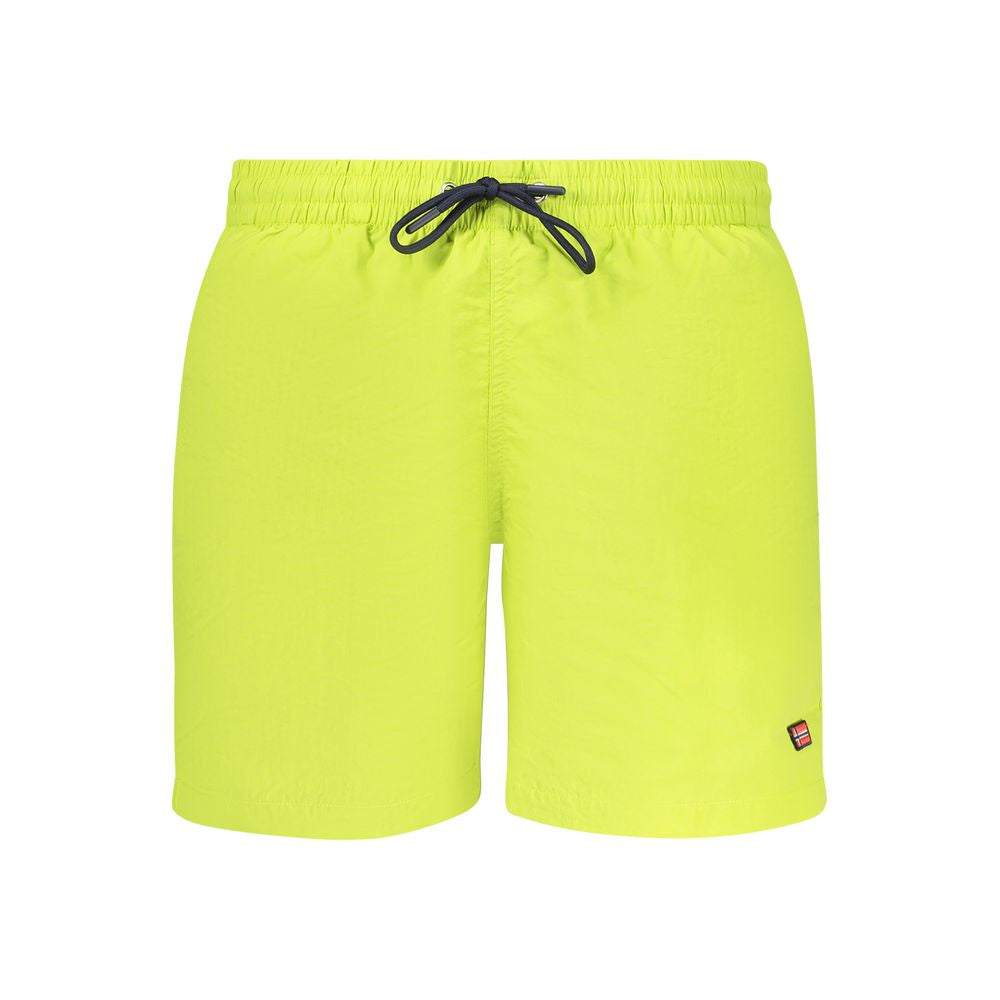 Verde Poliammide Men Swim Boxer
