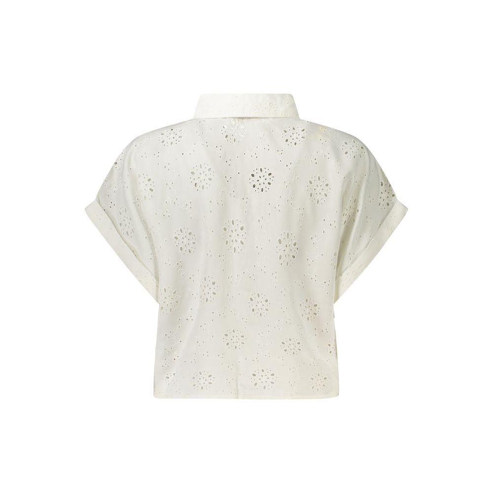 Bianco Lyocell Women Shirt
