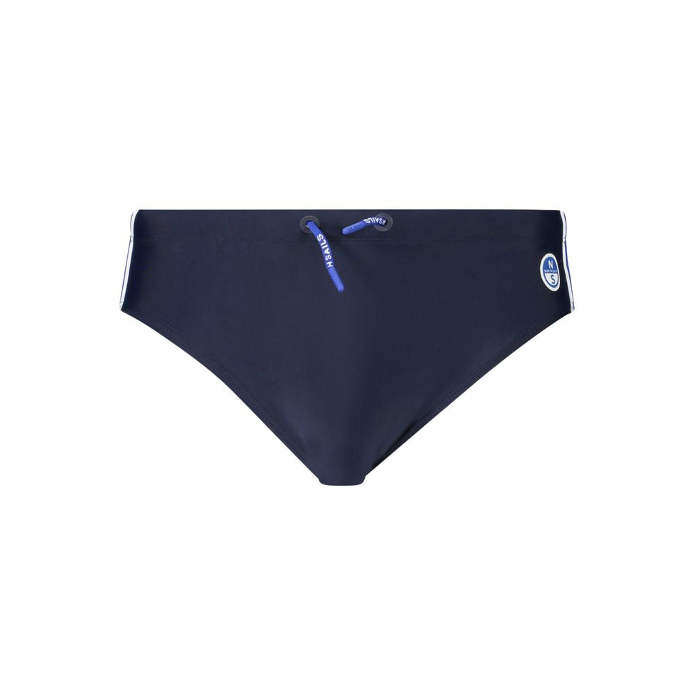 Blu Poliammide Men Swim Brief