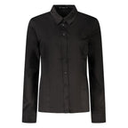 Black Cotton Women's Shirt