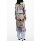 Beige Cotton Women Shirt