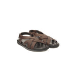 Brown Cowhide Men Sandal