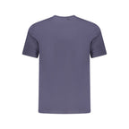 Blue Cotton Men T-Shirt