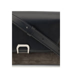 Black Leather Shoulder Bag