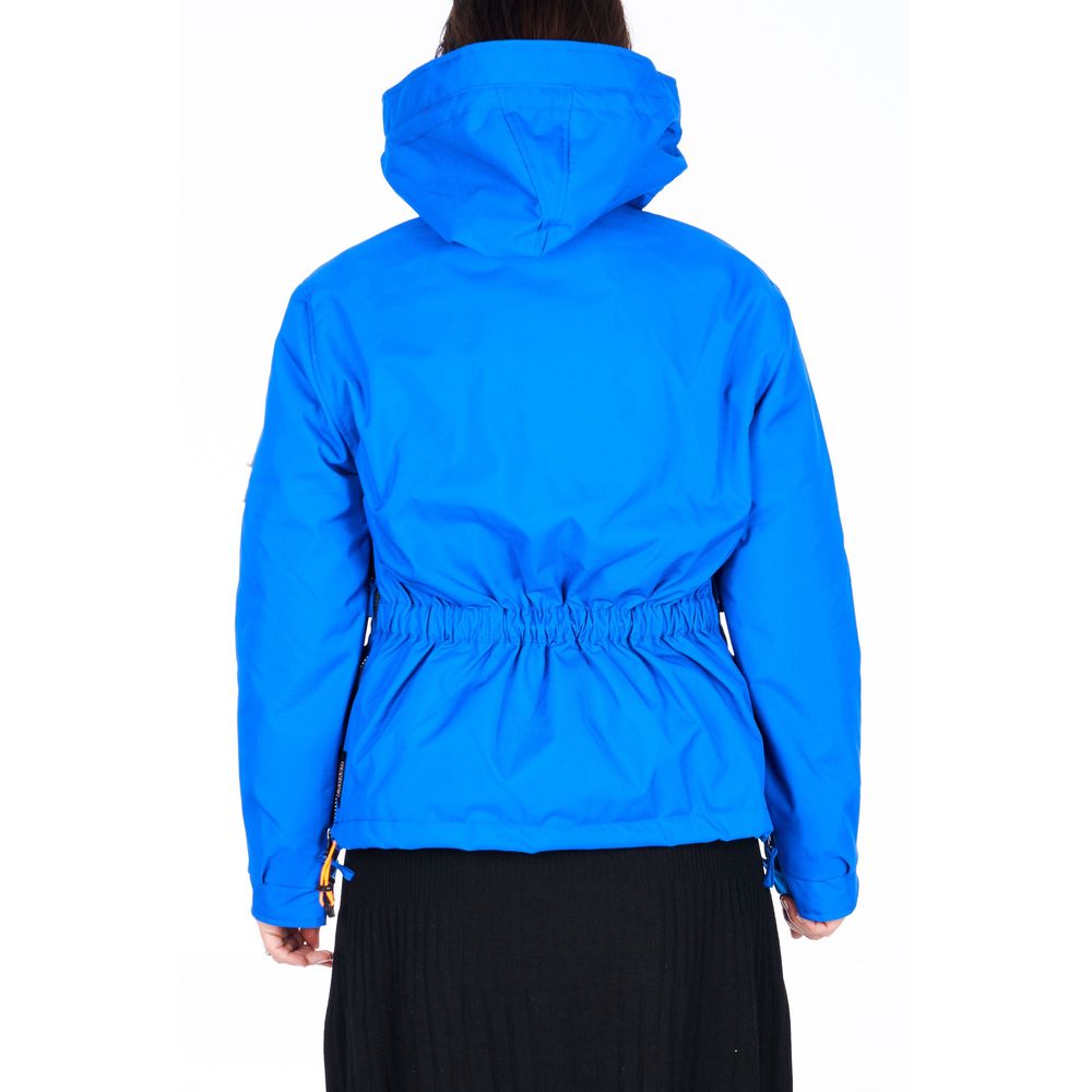 Blue Polyester Women Jacket
