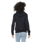 Blue Cotton Women Sweatshirt