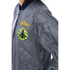 Light Blue Polyamide Women Jacket