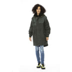 Green Cotton Women Parka