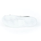 Black Leather Women Slip-On Shoe