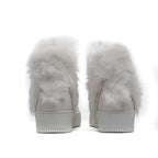 White Cotton Women Sneaker