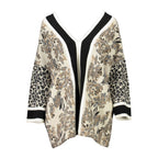 Beige Acrylic Women Sweater