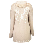 Beige Polyamide Women Cardigan