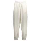White Cotton Women's Sweatpant
