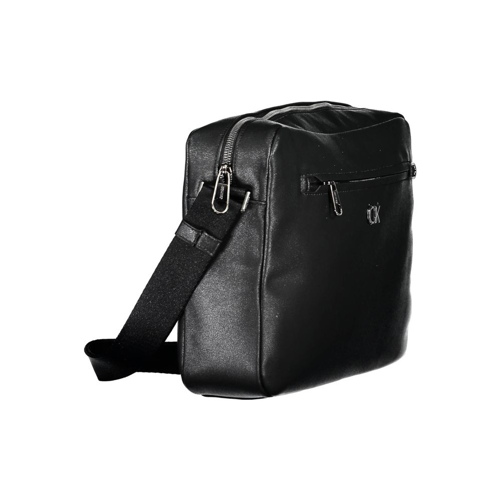 Nero Recycled Polyester Men Briefcase