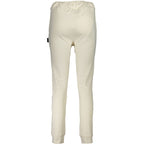 White Cotton Women's Sweatpant