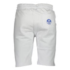 White Cotton Men's Sweatpants