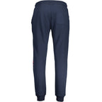 Blue Cotton Men's Sweatpants