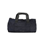 Blue Polyester Men's Bag with Adjustable Shoulder Strap