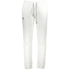 White Cotton Men's Track Pant