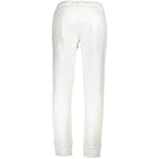 White Cotton Men's Track Pant