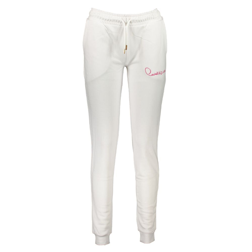 White Cotton Women's Sweatpant