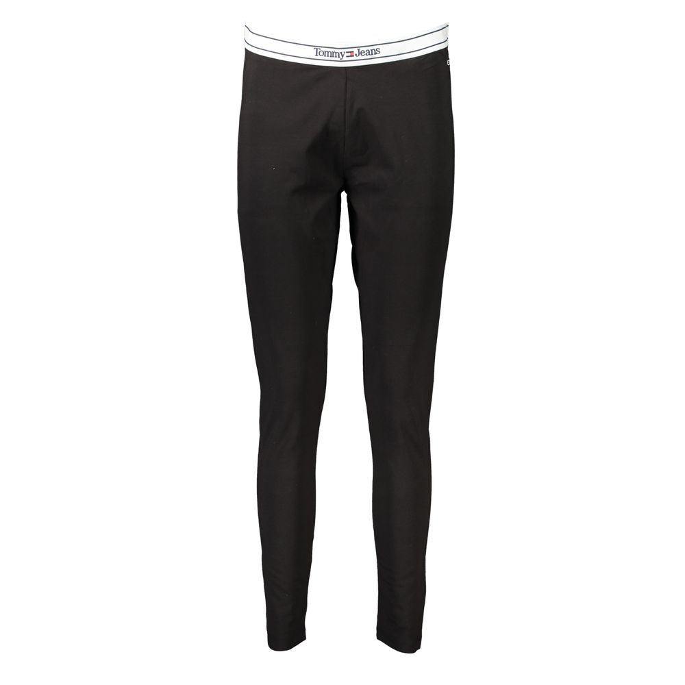 Black Cotton Women's Legging