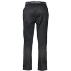 Black Polyester Men's Track Pant
